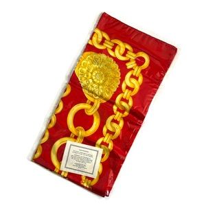 Vintage Made in Italy Elegant Link Scarf